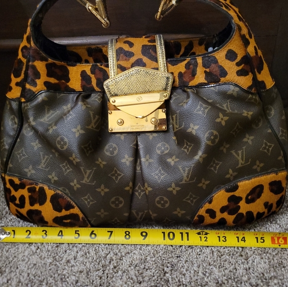 😍 AUTHENTIC Louis Vuitton LIMITED EDITION Leopard Polly GM handbag - Picture 15 of 16